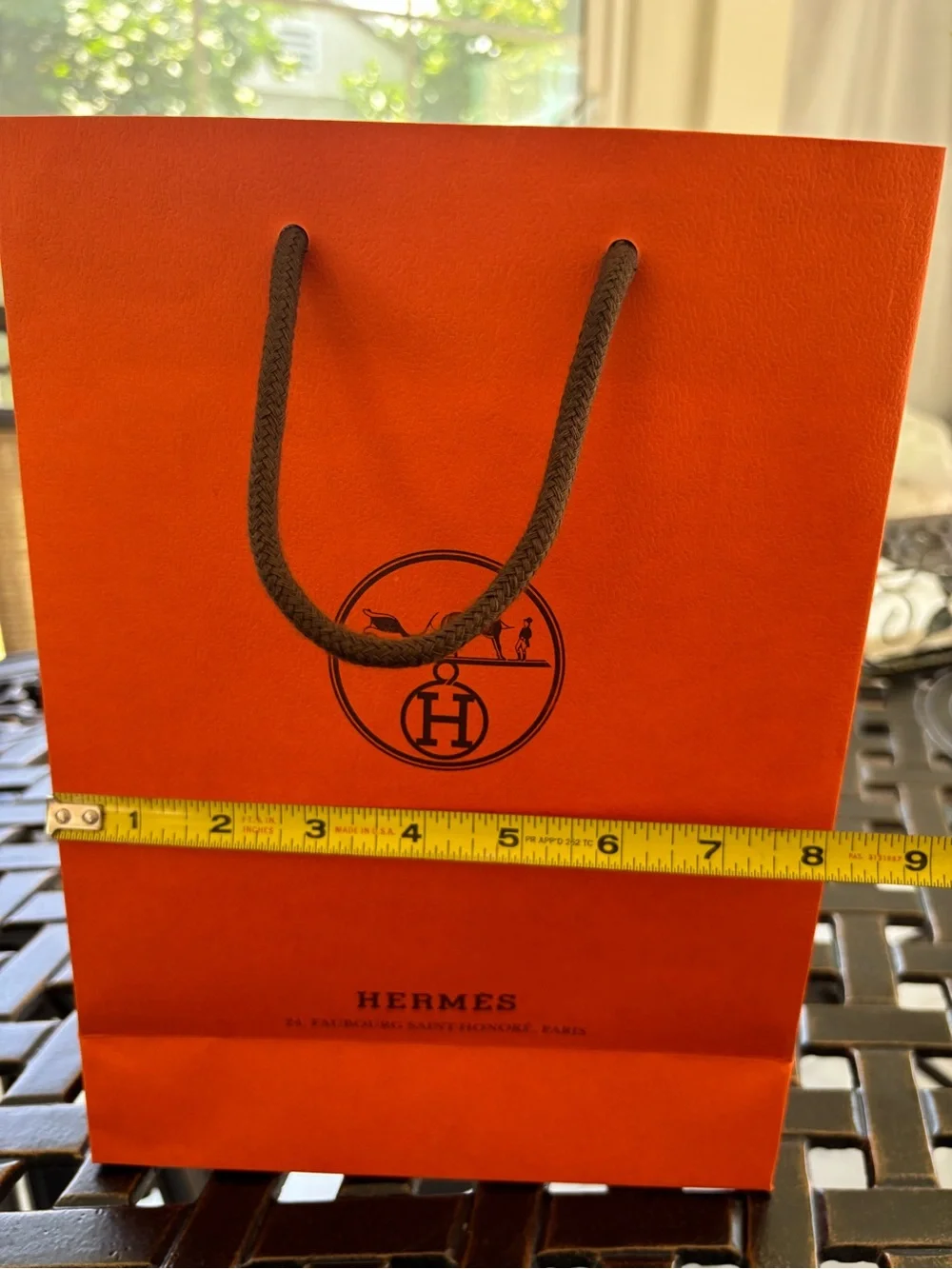 Hermes Orange Shopping Bag - Signature Orange
